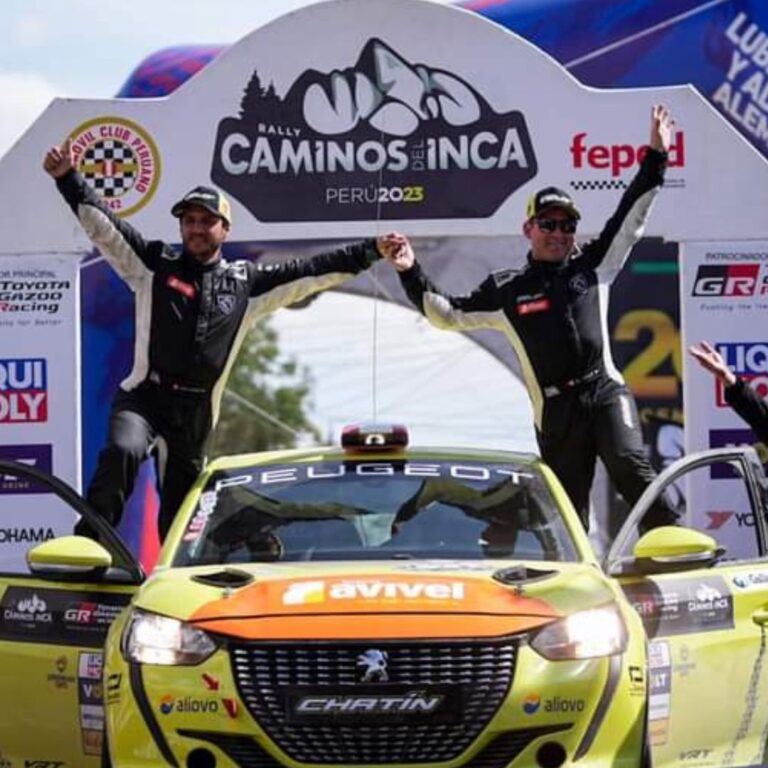 Raúl Velit hace historia en el Rally Caminos del Inca junto a Baracatt Motorsport Tyres